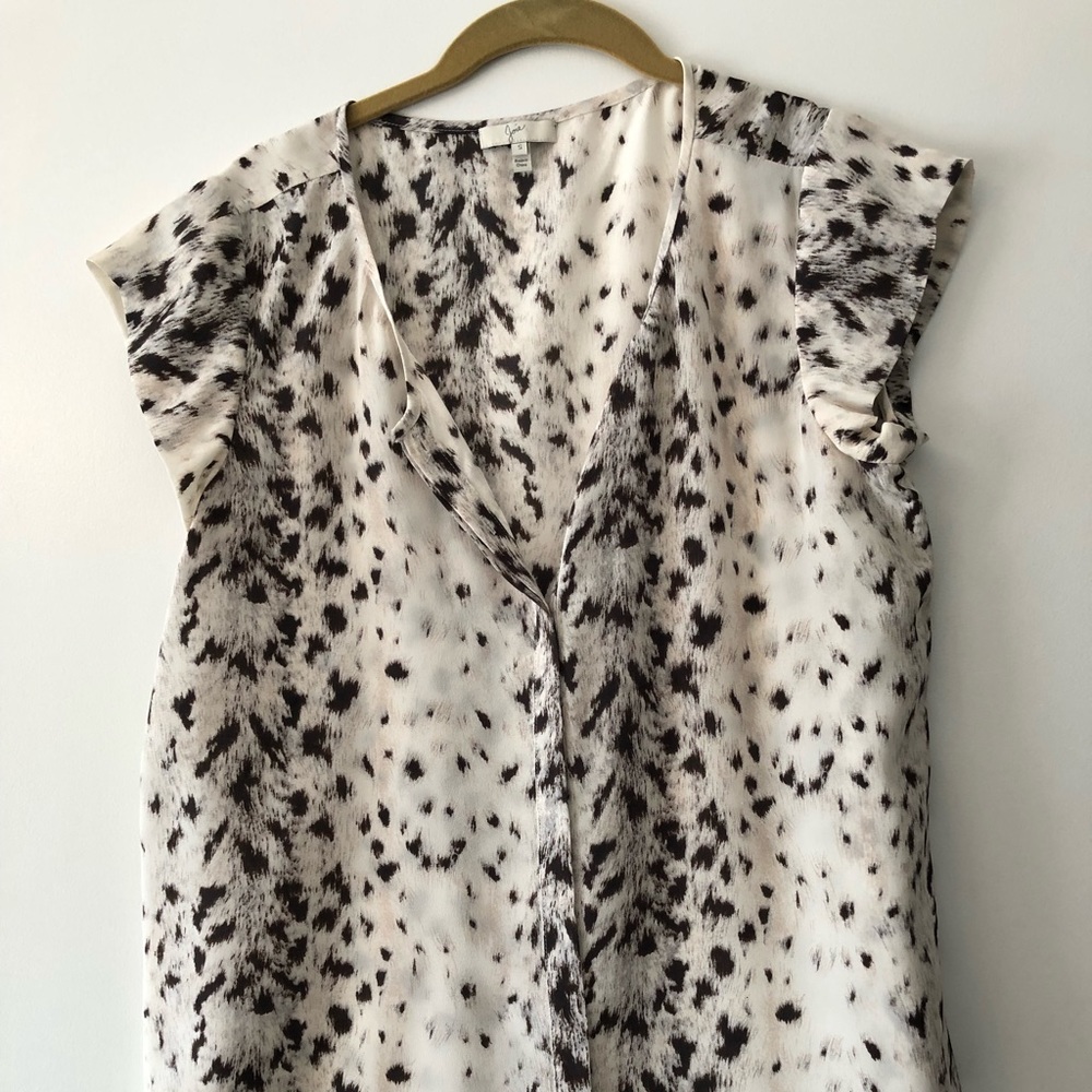 Joie silk short sleeved blouse